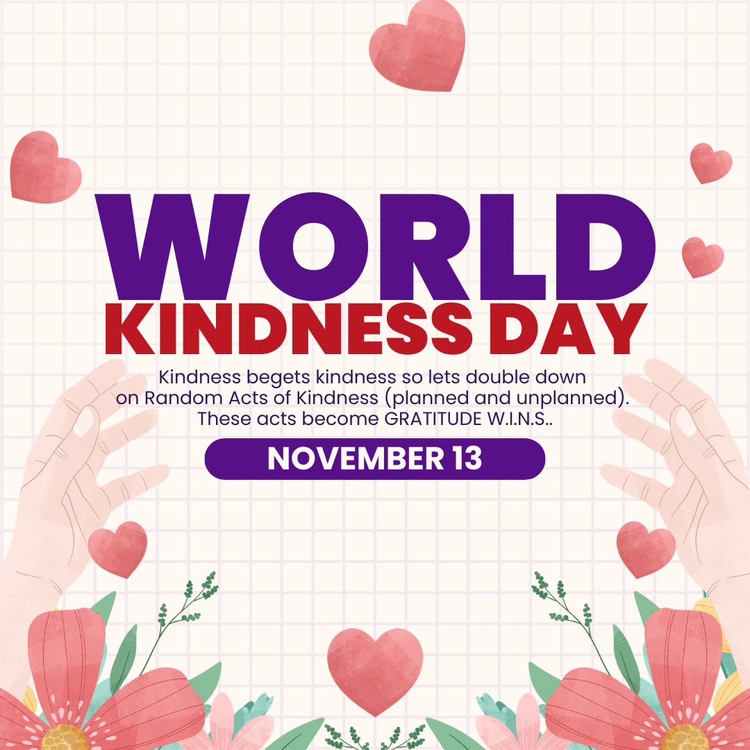 World Kindness Day  – Great Time to do Random Act of Kindess